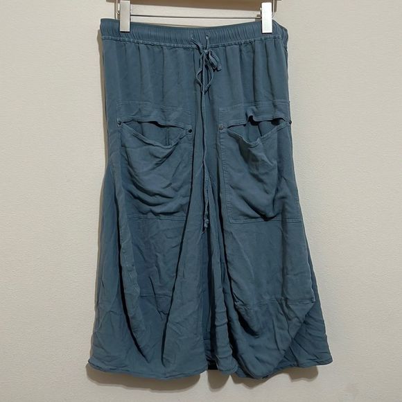 Rabalder Swedish Blue Pocket Midi Skirt - Picture 1 of 9